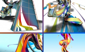 C4D七彩材质 C4D 7 colour material