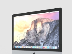 C4D苹果27英寸显示器模型 iMac 27" 5K retina