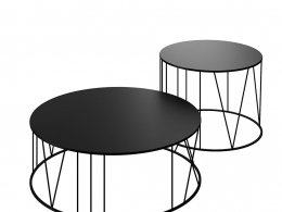 罗马咖啡桌现代茶几组合3D模型素材下载Roma Coffee Tables by Zeus