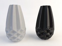 装饰花瓶C4D模型 Decoration Vase 3D Model