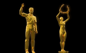 小金人奖杯C4D模型 Oscar trophy