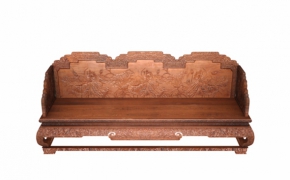 中式家具模型：荷花三人椅C4D模型