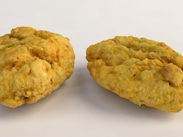 炸鸡排C4D模型 Chicken Popper