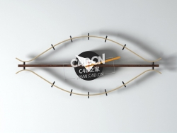 眼睛造型创意时钟C4D模型Vitra_Eye_Clock_c4d