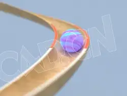 C4D滑梯上圆球滚落动画工程 Time Track Retimed