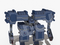 科幻机器人C4D绑定动画模型Mech