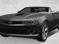 雪佛兰敞篷车C4D汽车模型下载