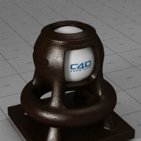 C4D VRAY材质：pelle marrone