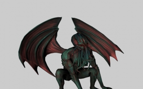 外星邪神-克苏鲁C4D角色动画模型 Cthulhu