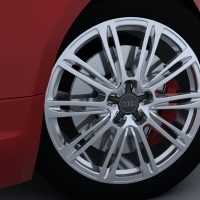 [C4D汽车模型]奥迪A8 3D模型 audi A8 car 3d models