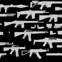 众多枪械模型( Blender) A massive collection of weapons and attachments