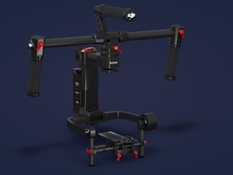 DJI大疆如影三轴手持云台设备C4D模型 DJi Ronin Camera Gimbal
