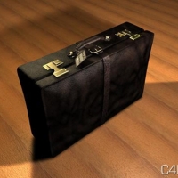 手提箱（皮箱）3D模型：Suitcase 3D Model