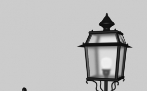 欧式壁灯C4D模型 European style wall lamp 3D model