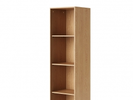 冰棒窄高书架 (Flexa儿童家具)3D模型素材下载Popsicle Narrow High Bookcase by Flexa