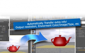C4D插件：直接导入3DMAX模型文件插件神器中英文汉化版MAXtoC4D v1.5