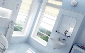 卫生间 洗手间整体C4D模型 Toilet restroom 3D model