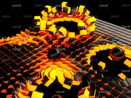 C4D目标效果器动画工程 MOGRAPH TARGET EFFECTOR