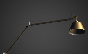 床头灯C4D模型 Tolomeo artemide