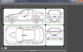 C4D建模参考图插件（含使用教程）Magic Blue Print