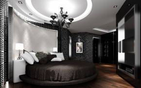 纯白灯光 冷色调 C4D for VR 室内效果图 云影ZTT