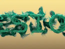 C4D渲染的漂亮文字作品 3D Typography