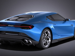 兰博基尼概念跑车C4D模型 Lamborghini Asterion LPI 910-4 Concept 2017 VRAY
