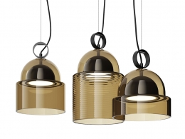 圆顶吊灯照明灯具3D模型素材下载Dome Pendant Lamp by Brokis