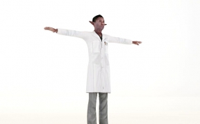 大耳男性兽人医生3D模型 Doctor 3D model
