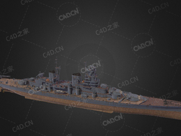 俄罗斯海军里加级护卫舰C4D模型下载Riga 3d model