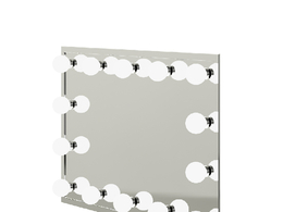C4D带灯沙龙镜子Salon Mirror with Lights 3D Model