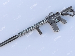 来福枪步枪C4D模型 Rifle