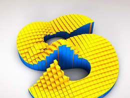 C4D音乐文字起伏动画工程文件