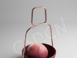 C4D蔬菜模型紫皮洋葱模型 Onion