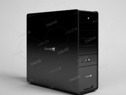 商用办公电脑主机机箱 Computer host C4D模型下载