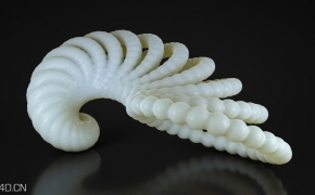 玉石雕刻工艺品C4D模型 Sculpture