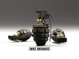 MK2手榴弹C4D模型 MK2 Grenade - Models and Textures