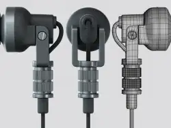 C4D工业产品建模耳机建模教程 Earpiece Industrial Design_Product Modeling