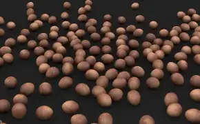 红皮鸡蛋模型cinemma 4d