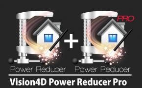 C4D工程点线面优化缩减脚本 Vision4D Power Reducer Pro R13/R14/R15