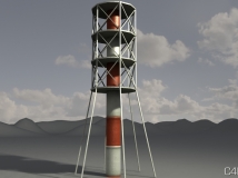 工业设施1-26：工业塔架3D模型