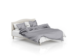 简约双人床C4D模型下载Double bed