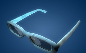眼镜C4D模型 Glasses