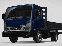 日产nt400自卸车板车卡车货车运输车辆汽车C4D汽车模型下载
