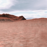 野外山包C4D模型 Desert