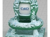 c4d for vray青石材质 neve alberi