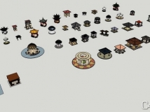 凉亭模型合集（Su模型） summer house