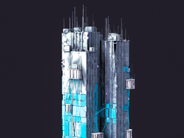 未来科幻赛博朋克高层建筑future architecture-30