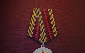 纪念抗战胜利70周年功勋章C4D模型 the medal 70 years of the great patriotic war