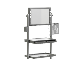 C4D补妆镜架子Makeup Station 3D Model